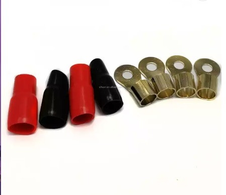 1/0 AWG علبة النحاس اللغز حلقة محطات الاتصالات مع التقلص الحراري