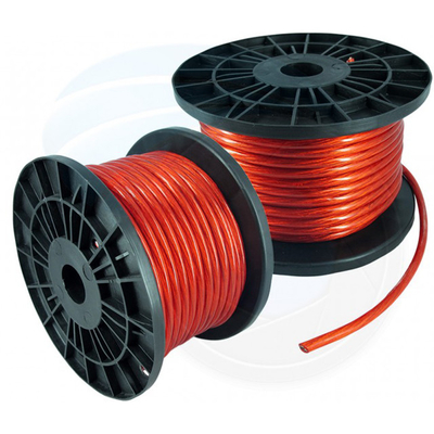 SAEJ 1128 Stinger True Gauge 1/0 AWG سلك الطاقة السمعي للسيارة الملتوي OFC للأداء