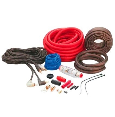 2000W-4000W 4 مقياس CCA كيت مكبرات الأسلاك رجل إلى رجل موصل لتركيب صوت السيارة