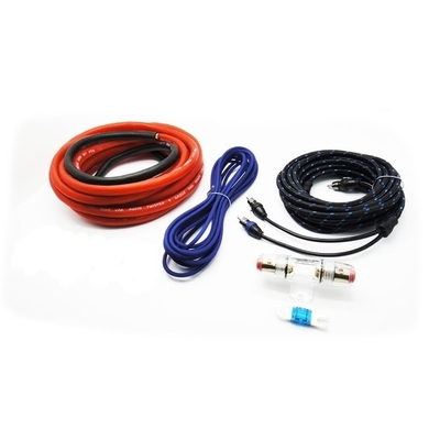 OFC COPPER OR CCA 2500W 2000W 1500W مجموعة سلكية مكبر السيارات للكابل الصوتي للسيارة
