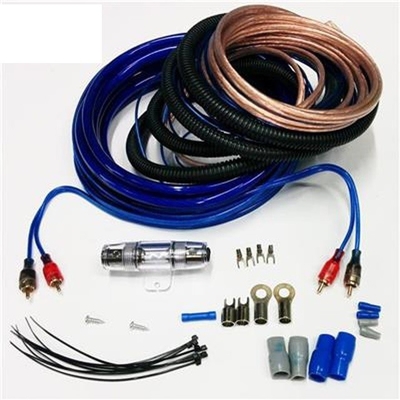 OFC COPPER OR CCA 2500W 2000W 1500W مجموعة سلكية مكبر السيارات للكابل الصوتي للسيارة
