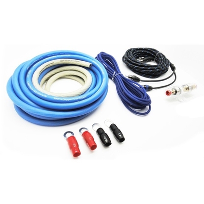 OFC COPPER OR CCA 2500W 2000W 1500W مجموعة سلكية مكبر السيارات للكابل الصوتي للسيارة