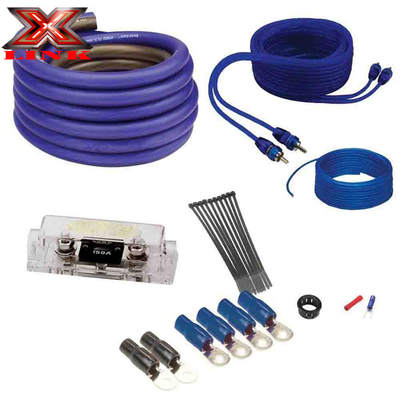 OFC COPPER OR CCA 2500W 2000W 1500W مجموعة سلكية مكبر السيارات للكابل الصوتي للسيارة