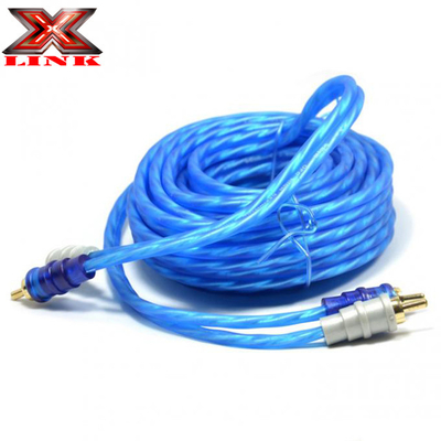 كابل صوتي RCA بنظام OFC 100% Copper Conductor 2 Channel للسيارات والمنزل