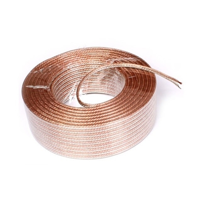 14 12 16AWG OFC Bare Copper High End Home Theater كابل مكبر الصوت مع سترة PVC ناعمة