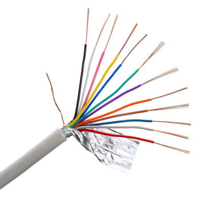 22 AWG 4 كابل الكامل المغطى بالموصلات للسلامة / الإنذار / التحكم في الوصول