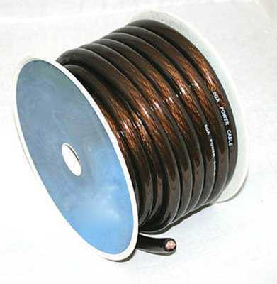 سترة البيوفيك OFC CCA 2/0awg 1/0awg 2awg 4awg كابل طاقة مكبر صوت السيارة مع عزل البيوفيك