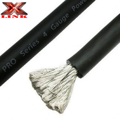 سترة البيوفيك OFC CCA 2/0awg 1/0awg 2awg 4awg كابل طاقة مكبر صوت السيارة مع عزل البيوفيك