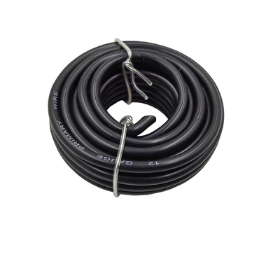 10 12 14 16 18 AWG GAuge GA السيارات السلك الأساسي الكابل الكهربائي مع سترة PVC