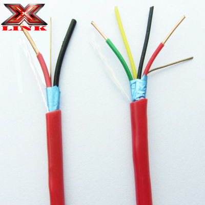 2 * 1.5mm مطاط السيليكون كابل إنذار الحريق للكشف عن الحريق الموثوق بها