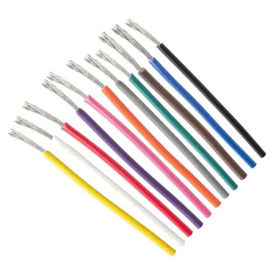 22AWG 1015 سلك التوصيل النحاسي المعدني 600V المتعرج EN5075-2014 UL 1007/1015 المعيار