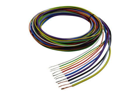 22AWG 1015 سلك التوصيل النحاسي المعدني 600V المتعرج EN5075-2014 UL 1007/1015 المعيار