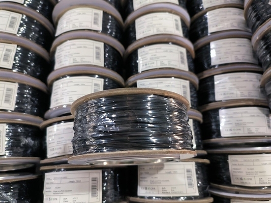 22AWG 1015 سلك التوصيل النحاسي المعدني 600V المتعرج EN5075-2014 UL 1007/1015 المعيار