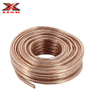 كابل مكبر الصوت لون قابل للتخصيص 14AWG 8 10 12 14 16 مقياس كابلات سلكية مكبر الصوت 14AWG