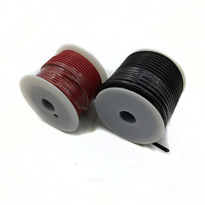 الجهد المنخفض 10 12 14 16 18 GA AWG المقياس السيارات الكهربائية سلك واحد مع السترة الموصل النحاس PVC