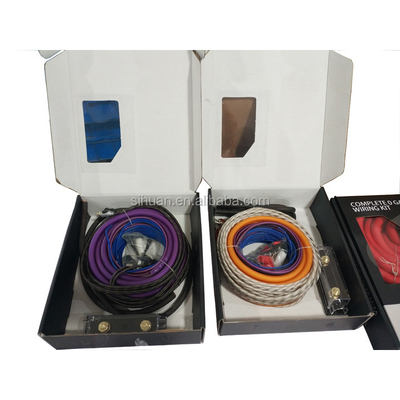 ربط الذهب الزوج الملتوي 0 4 8 GA AWG OFC CCA سيارة مكبر الصوت السيارات مكبر الصوت تركيب أدوات الأسلاك لمتحدث السيارة