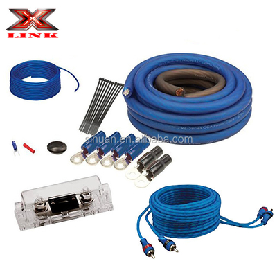 ربط الذهب الزوج الملتوي 0 4 8 GA AWG OFC CCA سيارة مكبر الصوت السيارات مكبر الصوت تركيب أدوات الأسلاك لمتحدث السيارة