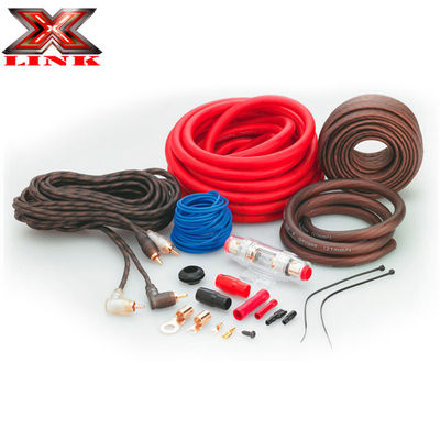 ربط الذهب الزوج الملتوي 0 4 8 GA AWG OFC CCA سيارة مكبر الصوت السيارات مكبر الصوت تركيب أدوات الأسلاك لمتحدث السيارة