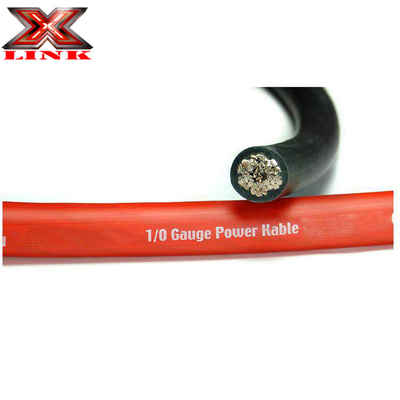 سترة PVC ناعمة 1/0 2 AWG OFC سلك طاقة النحاس المحفوظ