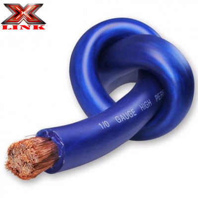 سترة PVC ناعمة 1/0 2 AWG OFC سلك طاقة النحاس المحفوظ