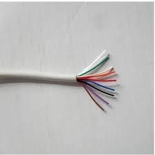 موصل نحاس عاري 2c 4c 8c 12c 20c كابل إنذار الحريق المتعرج مع عزل PVC