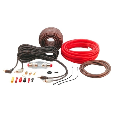 OFC Conductor 4ga ضخم الحجم 100% True Gauge AWG Car Audio Wiring Kit لمعجبي الصوت