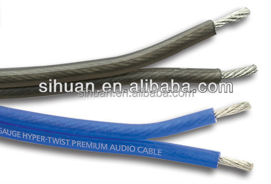 14 مقياس AWG علبة OFC سلك السماعة النحاس للسيارة المنزل الصوتي جاكيت PVC محمية