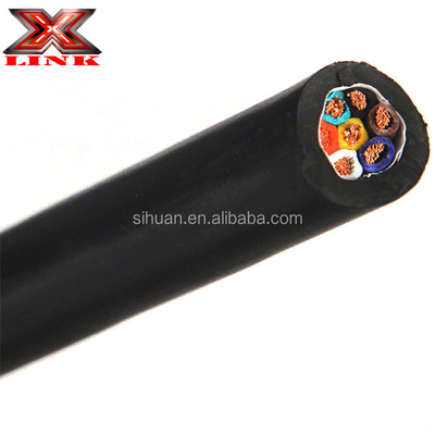 كابل المقطور الصناعي 7 الموصي 10-12-14 AWG GPT PVC الناعمة سترة الأسلاك الملونة