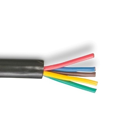 كابل المقطور الصناعي 7 الموصي 10-12-14 AWG GPT PVC الناعمة سترة الأسلاك الملونة