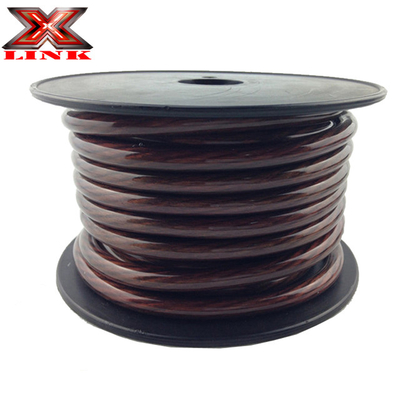 سترة PVC 4 AWG OFC سلك الطاقة السيارات الصوتية في أي لون المواصفات الأمريكية الكاملة CEA-2015 متوافقة