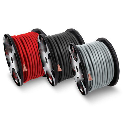 سترة PVC 4 AWG OFC سلك الطاقة السيارات الصوتية في أي لون المواصفات الأمريكية الكاملة CEA-2015 متوافقة