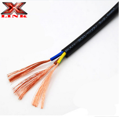 1.5mm2 سلك PVC الكهربائي المتعرج مع BS6500 موصل النحاس المعيارية