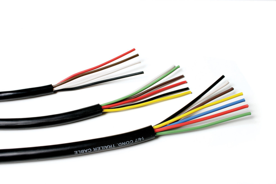 كابل المقطورة 14 مقاس 7 طريق سلك التمديد الموصل عازل PVC 14/7