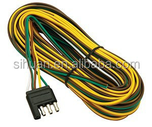 2.8X القطر الخارجي 4c 18AWG سلك مقطورة ملزمة كابل مع سدادة ناقل النحاس العاري