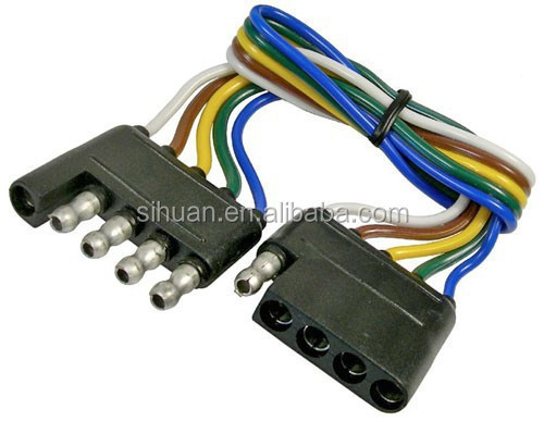2.8X القطر الخارجي 4c 18AWG سلك مقطورة ملزمة كابل مع سدادة ناقل النحاس العاري