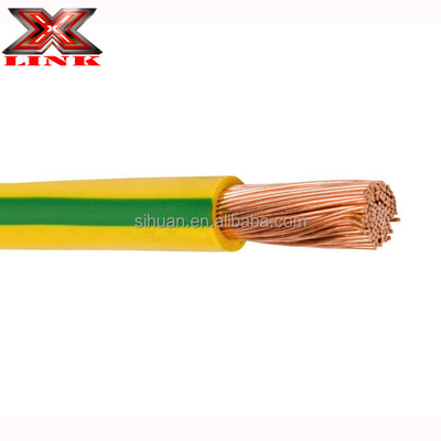 BV RVV سلك الكهرباء الكهربائية النحاسية مع نوع الموصل المتعرج و PVC جاكيت