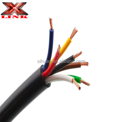 14AWG 16AWG 2.5mm 1.5mm 3 2 كابل الكهرباء النحاسية المتعرجة مع عزل PVC
