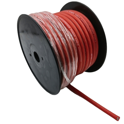 كابل طاقة السيارات للصوت 1/0 AWG GA Gauge جاكيت PVC شفاف مرن للسيارة الأرضية