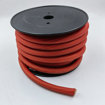 كابل طاقة السيارات للصوت 1/0 AWG GA Gauge جاكيت PVC شفاف مرن للسيارة الأرضية