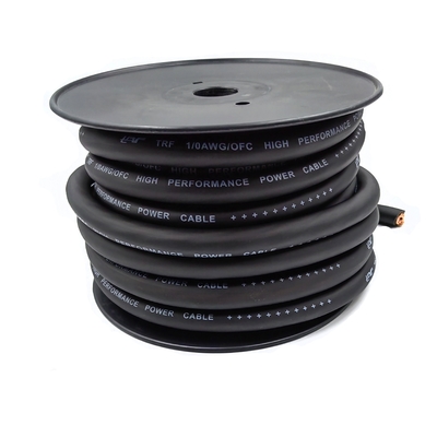 1/0 AWG مقاس ضخم 4/0 GA صوت السيارة OFC كابل الطاقة اللمس الناعم سترة PVC مرنة
