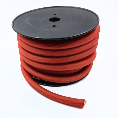 1/0 AWG مقاس ضخم 4/0 GA صوت السيارة OFC كابل الطاقة اللمس الناعم سترة PVC مرنة