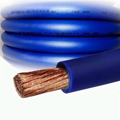 CCA قائد السيارة الصوت الأرض سلك الطاقة الشفاف PVC سترة فوق مرنة 4 AWG مقياس