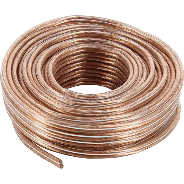 14 12 16AWG OFC Bare Copper High End Home Theater كابل مكبر الصوت مع سترة PVC ناعمة