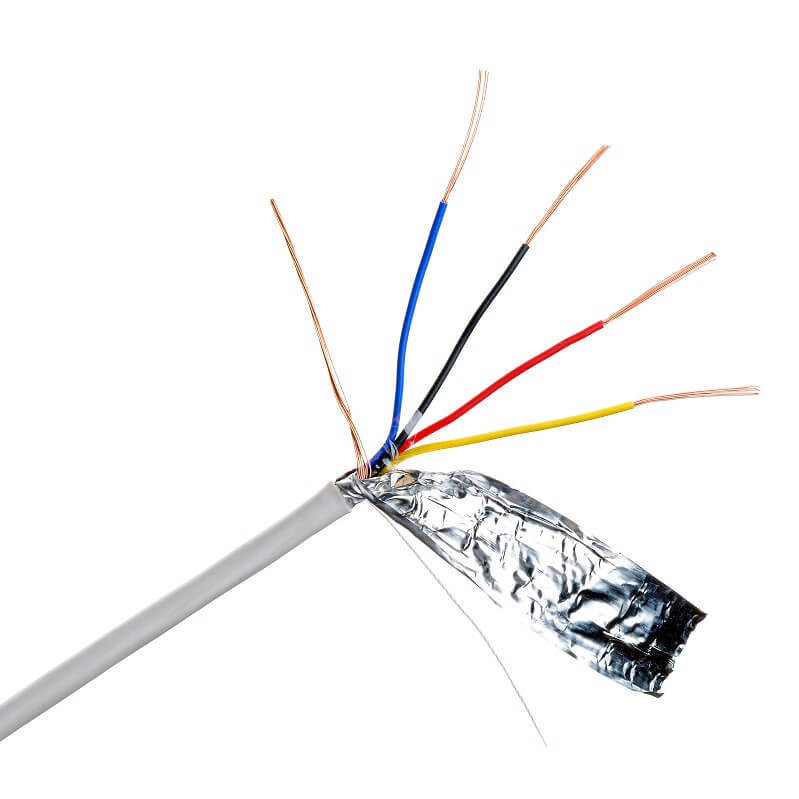 سلك كابل الإنذار عن الحريق 24AWG متعدد النواة من النحاس المعزول من PVC للأنظمة الأمنية