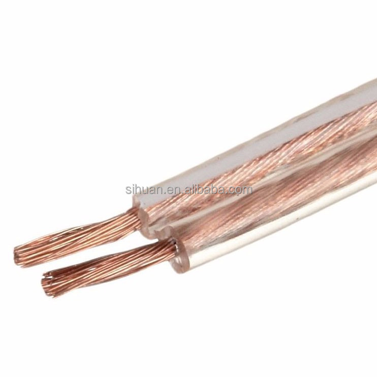 سلك مكبر الصوت المسطح 18 AWG كابل مسطح مع رابط RCA معتمد من نوع CE