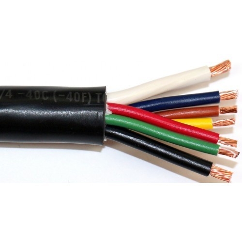 كابل المقطورة 14 مقاس 7 طريق سلك التمديد الموصل عازل PVC 14/7